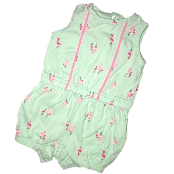 carter's flamingo romper